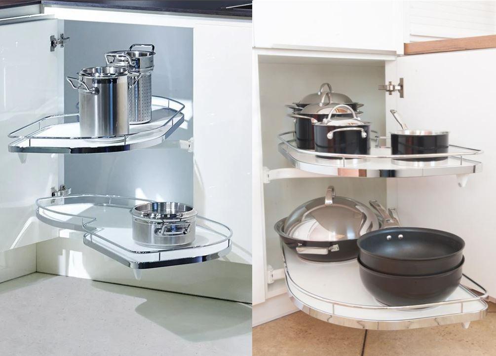 Le Mans II Arena Classic 600 Links Weiß Eckschränke - eine hervorragende Lösung für Küchenschränke