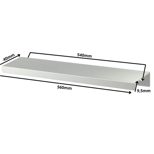 Edge Grip Rundprofil-Griff 540mm (560mm Gesamtlänge) - Aluminium