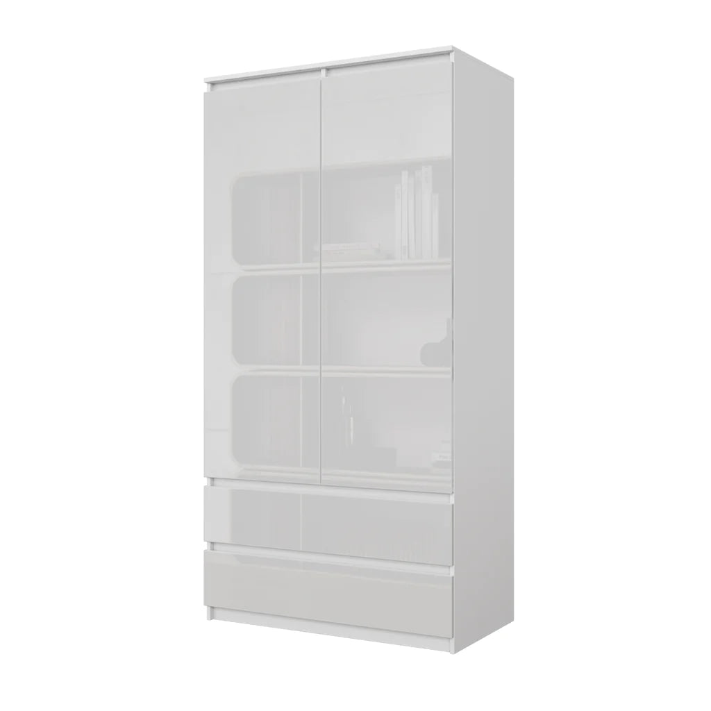Kleiderschrank Matt Wei
