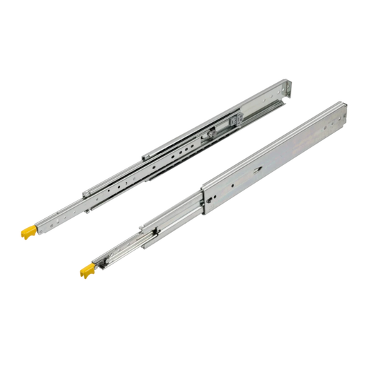 1 Satz Kugelführung Schubladenschienen mit Verriegelung, H76