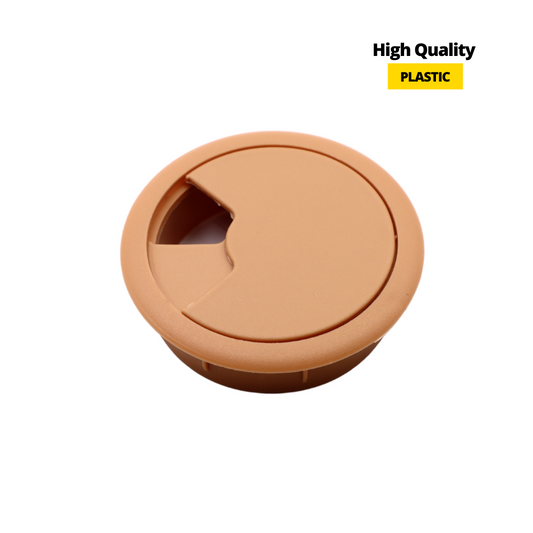 Kabeldurchlass aus Kunststoff Ø60mm, Hellbraun