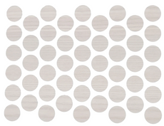 Schraubabdeckkappen Selbstklebend - Antik Weiß 14mm