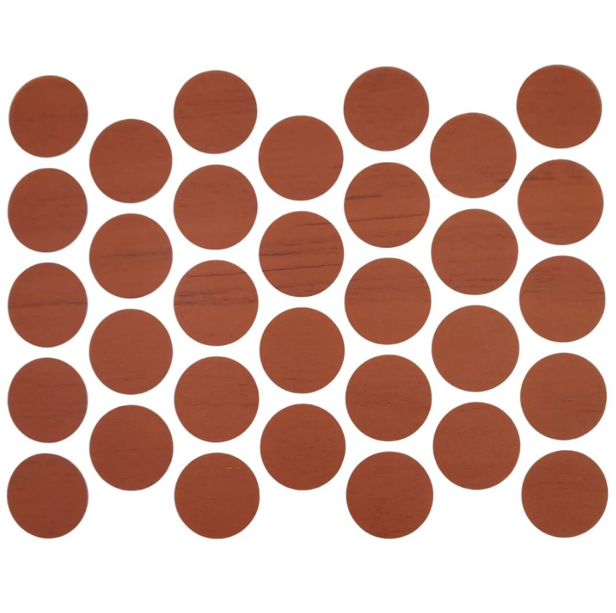 Schraubabdeckkappen Selbstklebend - Birke 18mm