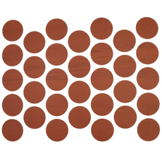 Schraubabdeckkappen Selbstklebend - Birke 18mm