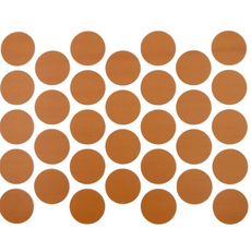 Schraubabdeckkappen Selbstklebend - Birne 18mm