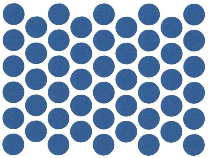 Schraubabdeckkappen Selbstklebend - Blau 14mm