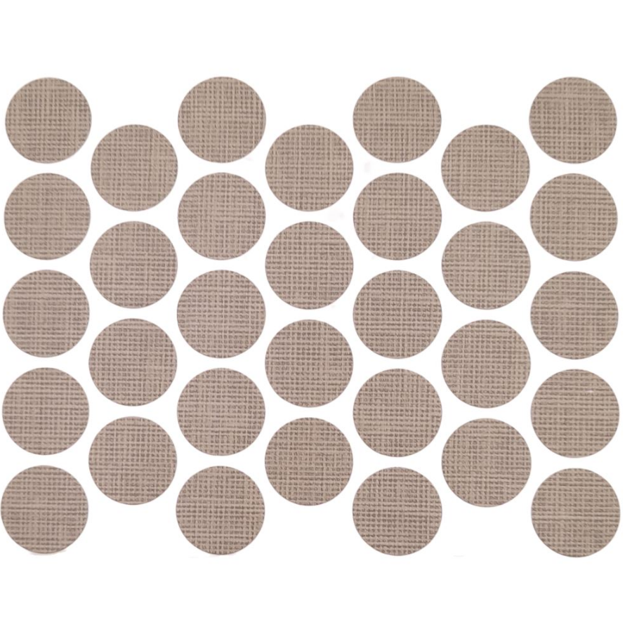 Schraubabdeckkappen Selbstklebend - Cotton Latte 18mm