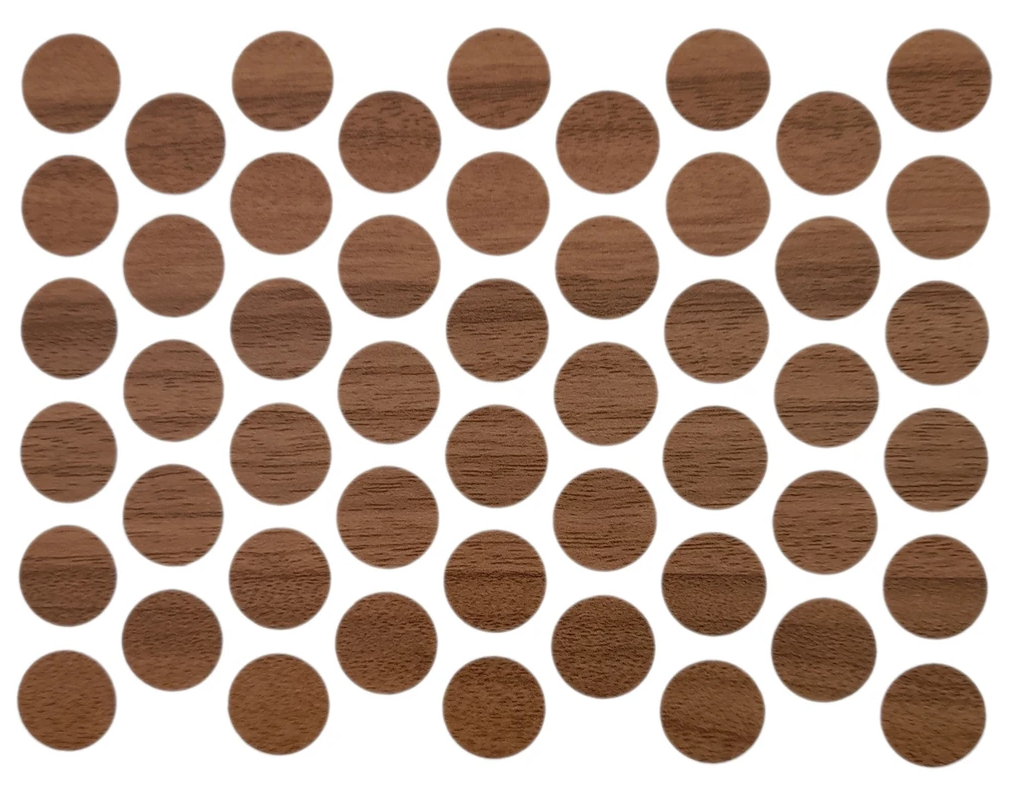 Schraubabdeckkappen Selbstklebend - Eiche Amalfi 14mm