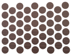 Schraubabdeckkappen Selbstklebend - Eiche Chamonix 14mm