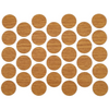 Schraubabdeckkappen Selbstklebend - Eiche 18mm