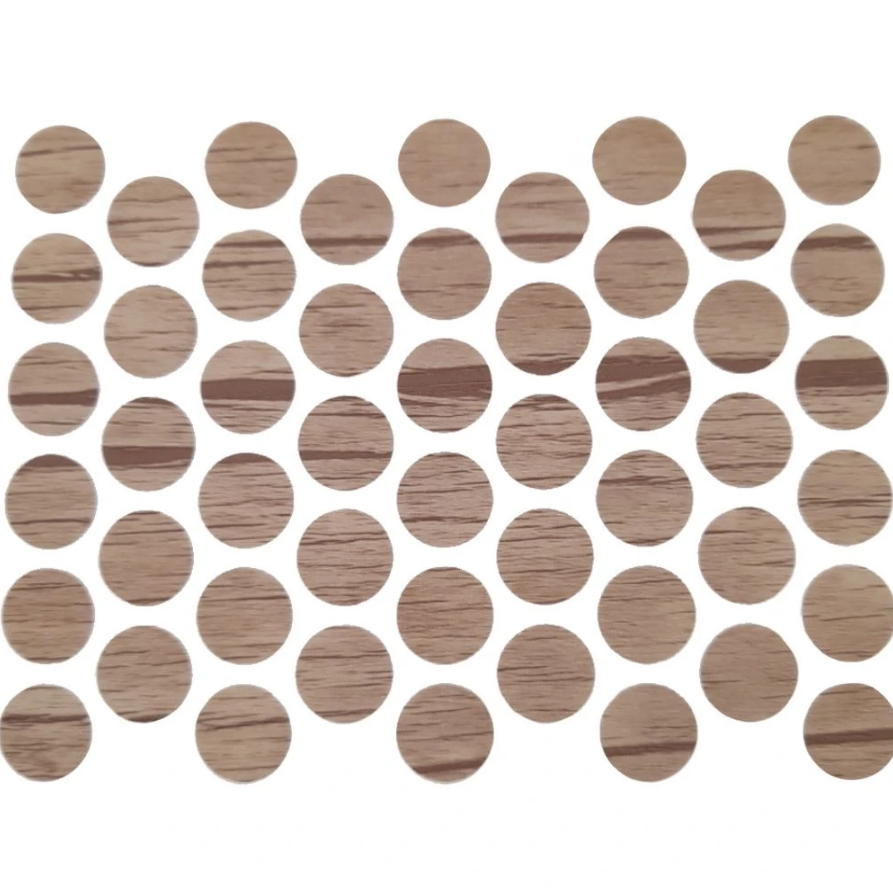 Schraubabdeckkappen Selbstklebend - Hell-Antik 14mm