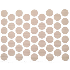 Schraubabdeckkappen Selbstklebend - Natürliche Birke 14mm