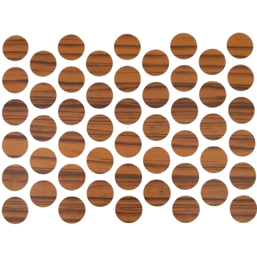 Schraubabdeckkappen Selbstklebend - Olive 14mm