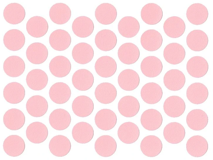 Schraubabdeckkappen Selbstklebend - Rosa 14mm