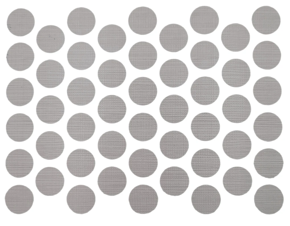 Schraubabdeckkappen Selbstklebend - Trend Grau 14mm