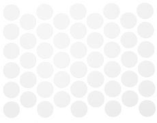 Schraubabdeckkappen Selbstklebend - Weiß 14mm