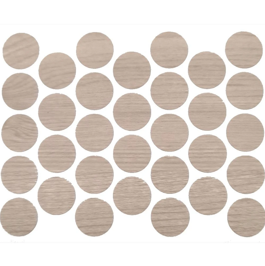 Schraubabdeckkappen Selbstklebend - Weißkiefer 18mm