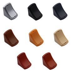 Abgerundete Korpusverbinder aus Kunststoff mit separater Abdeckung