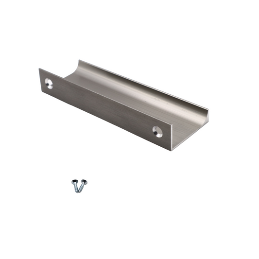 Griffleiste Kantengriff 96mm (116mm Gesamtlänge) - Gebürsteter Edelstahl