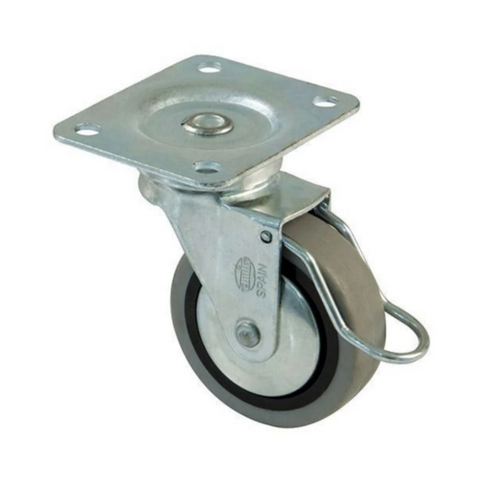 Gummi-Lenkrad mit Bremse Ø40mm