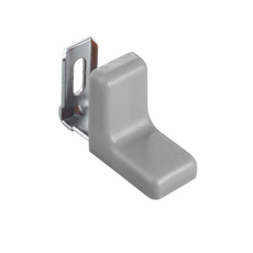 Metallwinkel mit Kunststoffabdeckung - Grau