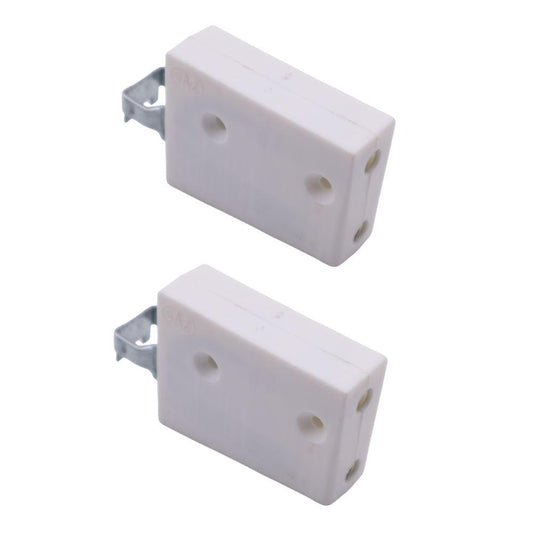Nylon Schrankhalterung, Universal - L+R, 2D Eco - Weiß