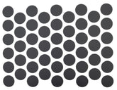 Schraubabdeckkappen Selbstklebend - Anthrazit 14mm