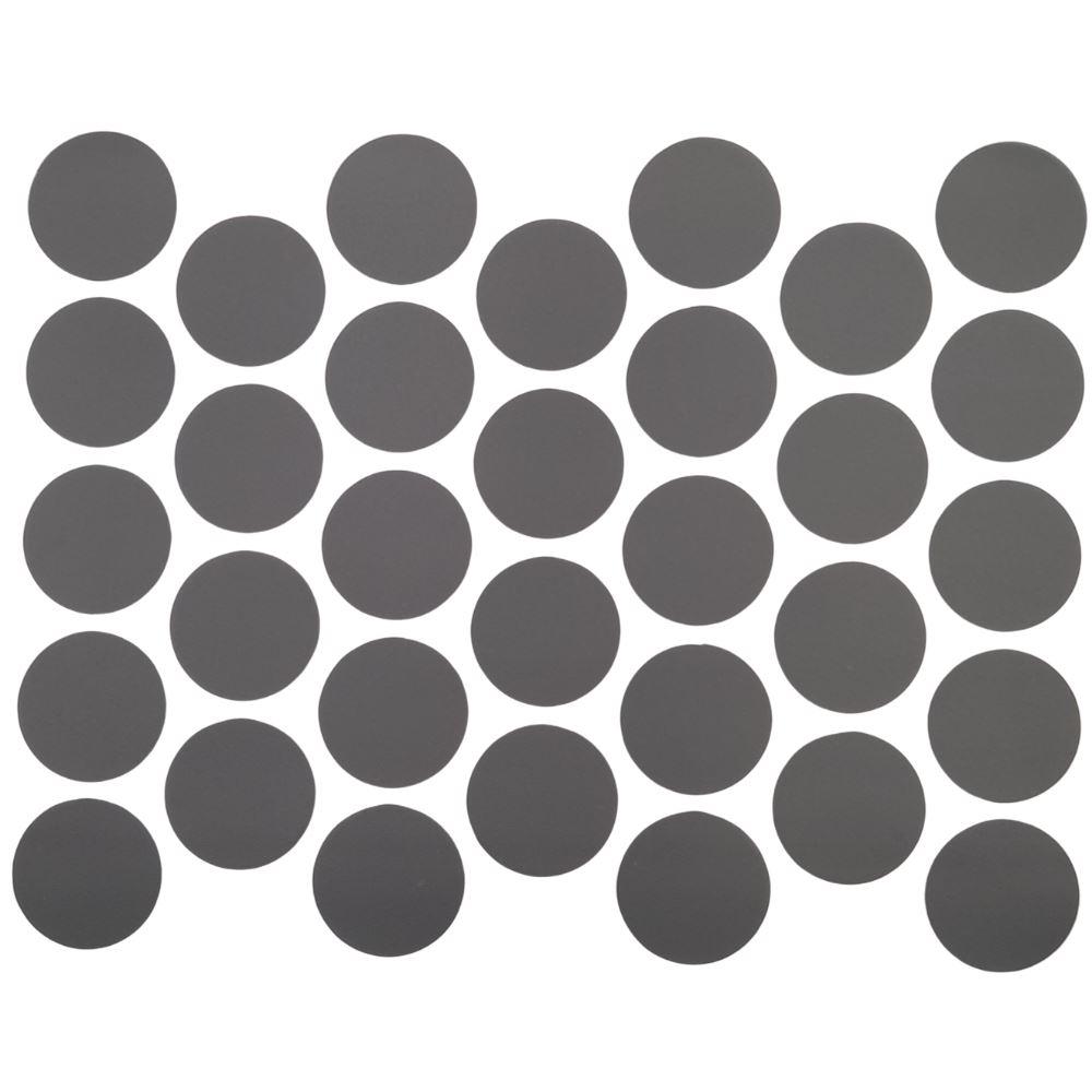 Schraubabdeckkappen Selbstklebend - Anthrazit 18mm