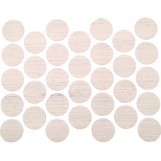 Schraubabdeckkappen Selbstklebend - Antik Weiß 18mm