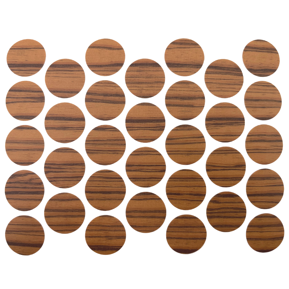 Schraubabdeckkappen Selbstklebend - Olive 18mm