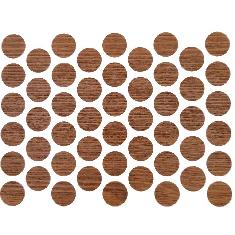 Schraubabdeckkappen Selbstklebend - Antik Kiefer 14mm