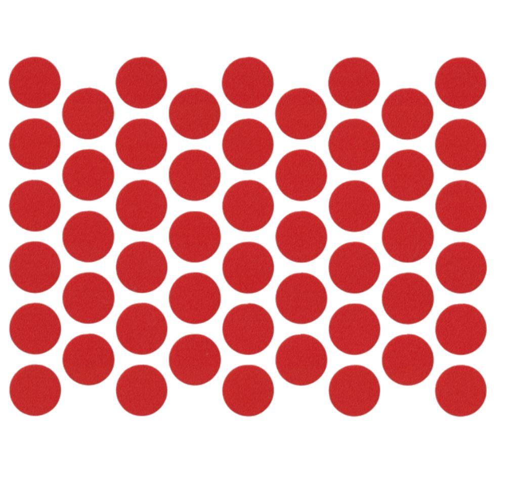 Schraubabdeckkappen Selbstklebend - Rot 14mm