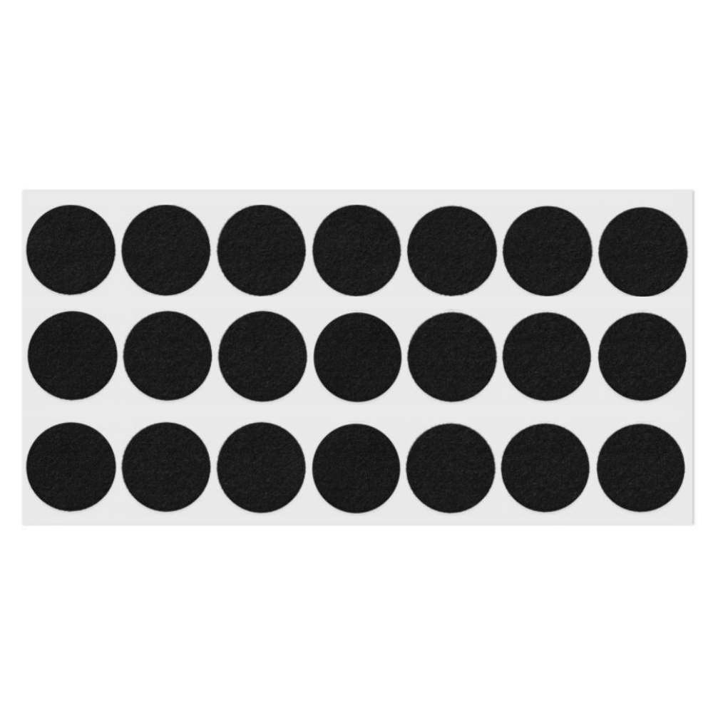 Selbstklebendes Filzpad Ø30mm Schwarz