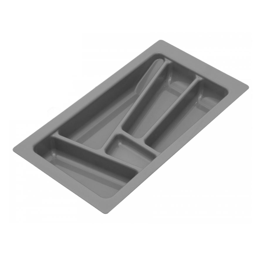 Besteckeinsatz für Schublade, Korpusbreite: 300mm, Tiefe: 430mm - Metallic
