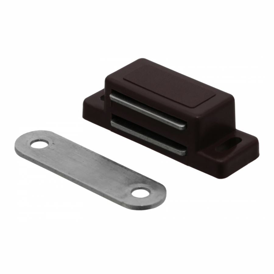 Magnetschnäpper mit Metall Gegenplatte - Braun NTP Braun