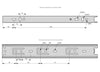 Schubladenschienen Vollauszug 250mm - H35 (1 Satz)