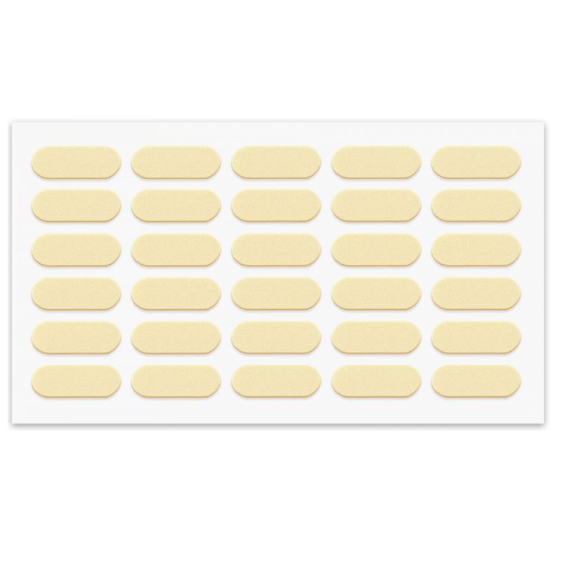 Selbstklebender Elastikpuffer 8x22mm - Beige NTP Beige