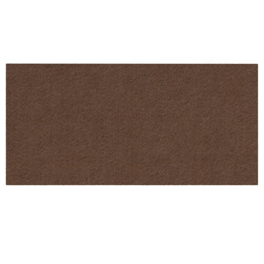 Selbstklebendes Filzpad 120x240mm NTP Brown