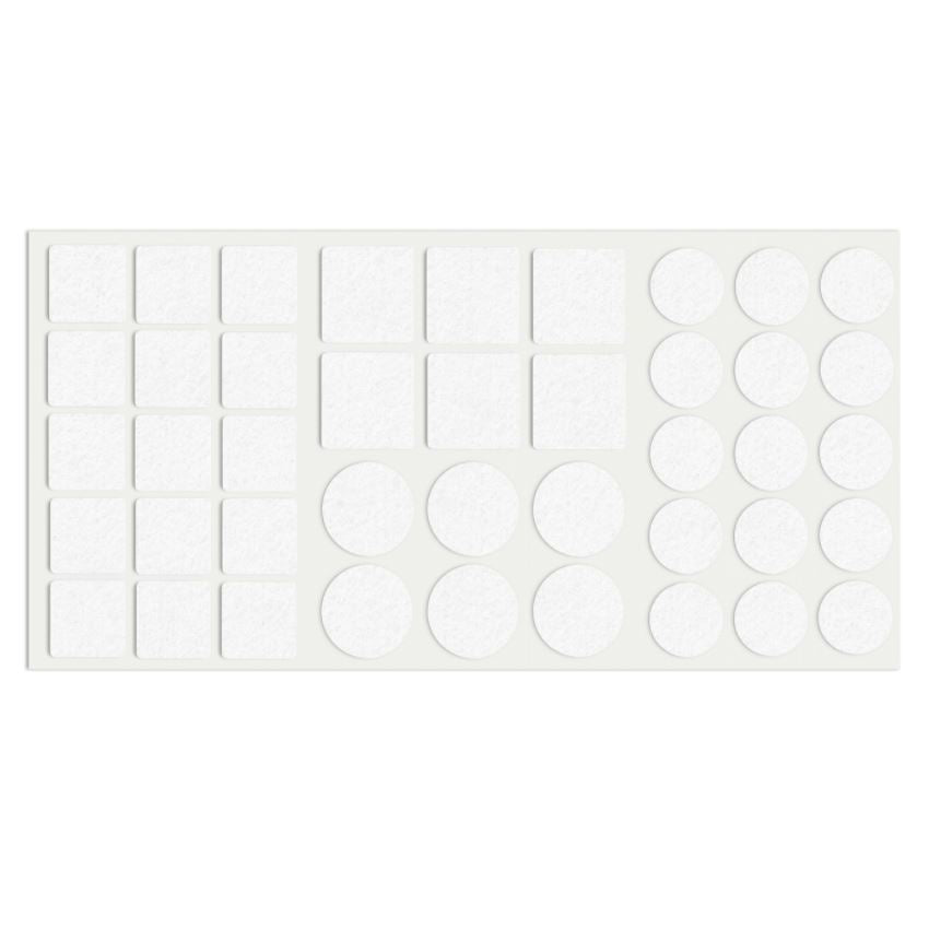 Selbstklebendes Filzpad Mix NTP White