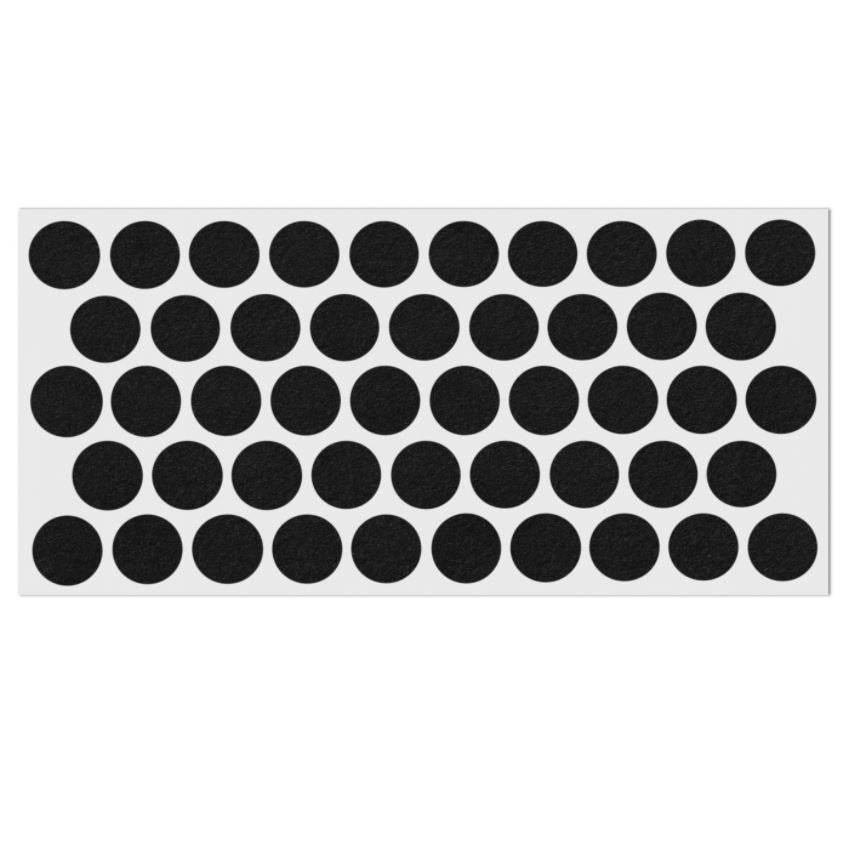 Selbstklebendes Filzpad Ø20mm NTP Black