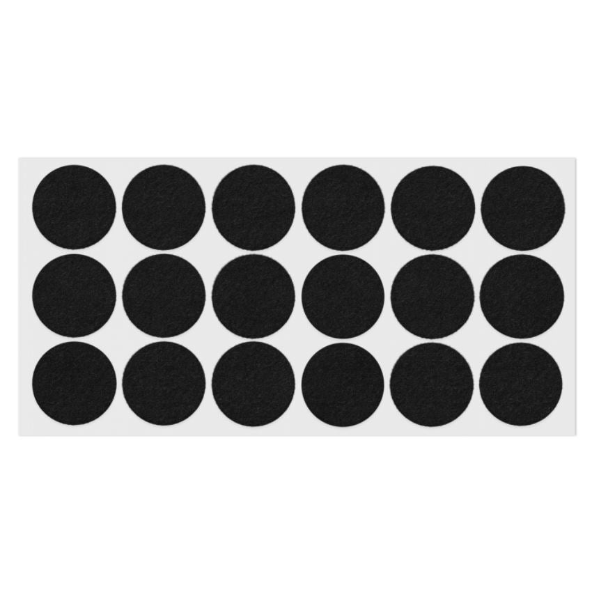 Selbstklebendes Filzpad Ø35mm NTP Black