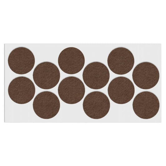Selbstklebendes Filzpad Ø40mm NTP Brown