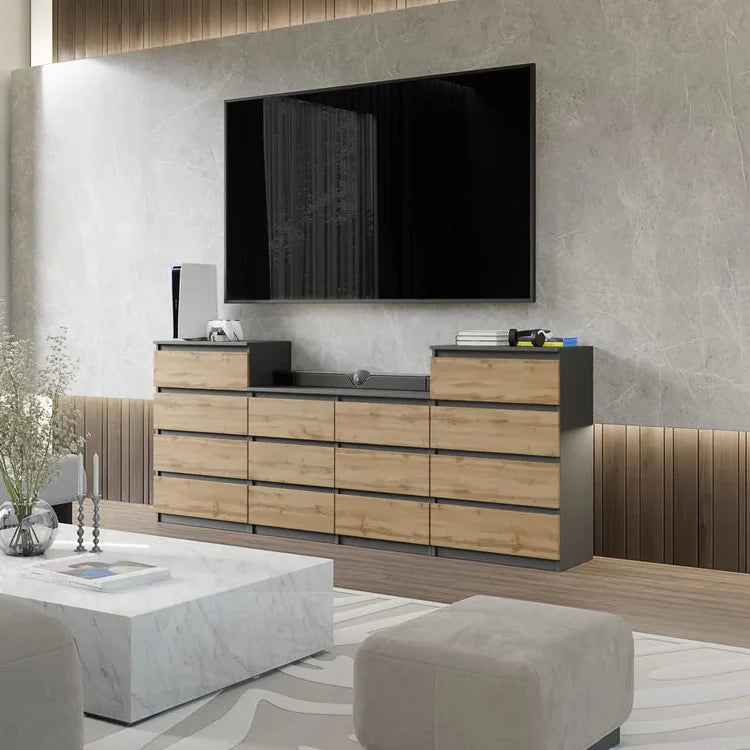 Kommode 14 Schubladen (4+6+4)