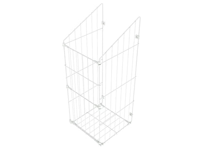Faltbarer Wäschekorb 50cm - Weiß