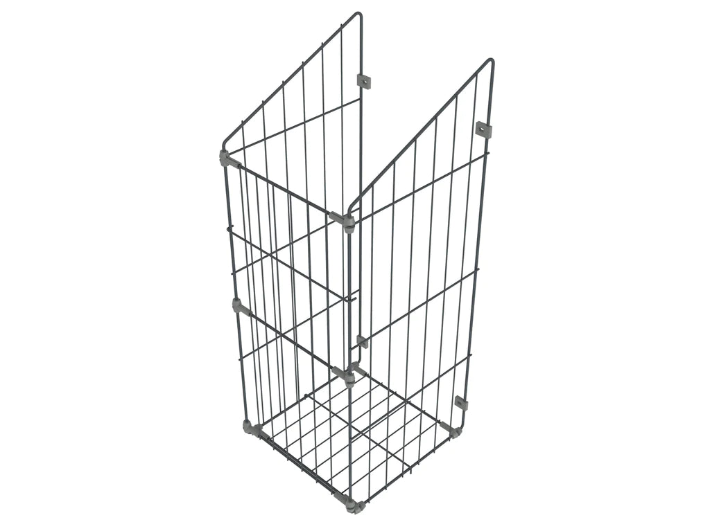 Faltbarer Wäschekorb 60cm - Anthrazit