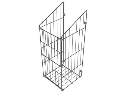 Faltbarer Wäschekorb 60cm - Anthrazit