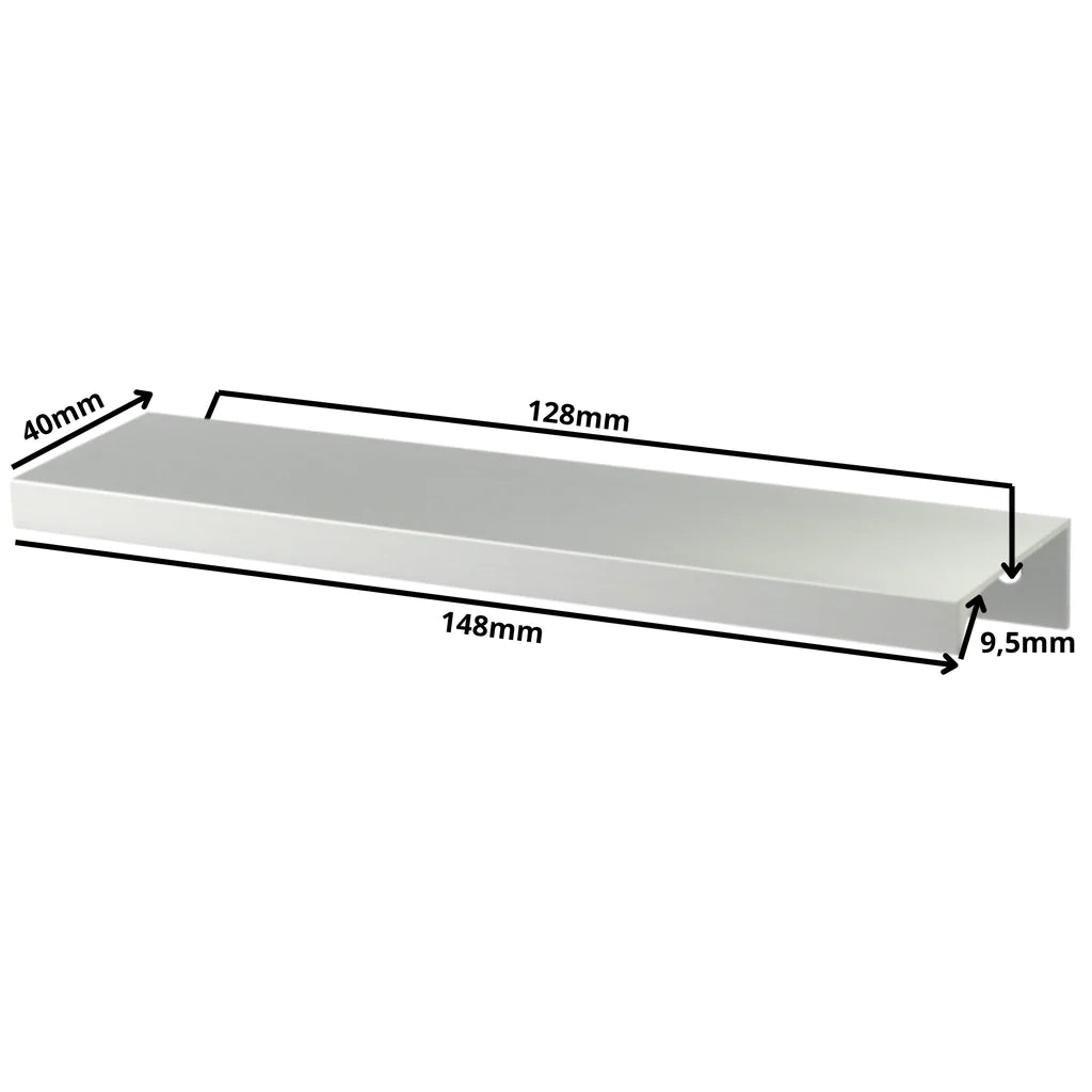 Edge Grip Rundprofil-Griff 128mm (148mm Gesamtlänge) - Elektropoler