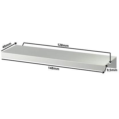 Edge Grip Rundprofil-Griff 128mm (148mm Gesamtlänge) - Elektropoler