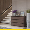 GABRIEL - Kommode / Sideboard mit 6 Schubladen - Wenge H71cm B100cm T33cm