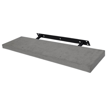 Verdecktes Bücherregal - 3er Pack - Beton-Optik - 80cm